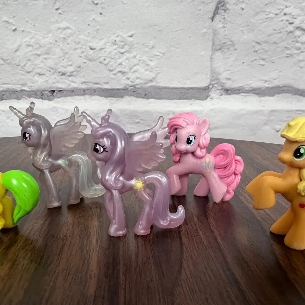 My Little Pony G4 Blind Bag Mini Figure Lot of 7 Pinkie Pie Applejack Princesses